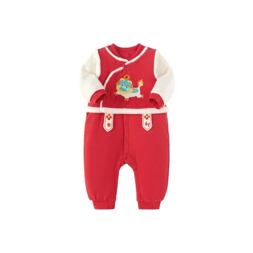 Balabala x Dora Doris IP Комбинезон Красный Infant и Toddler