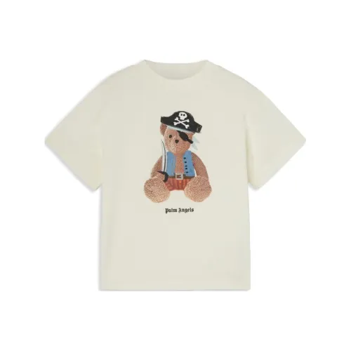 PALM ANGELS T-Рубашка Белая Детская