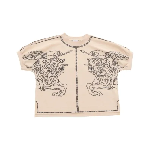 Burberry Бежевые Kids Т-рубашки