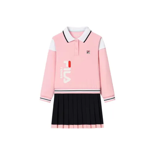 FILA KIDS Платье Deep Персиково-розовый Children Возраст 3-7 лет