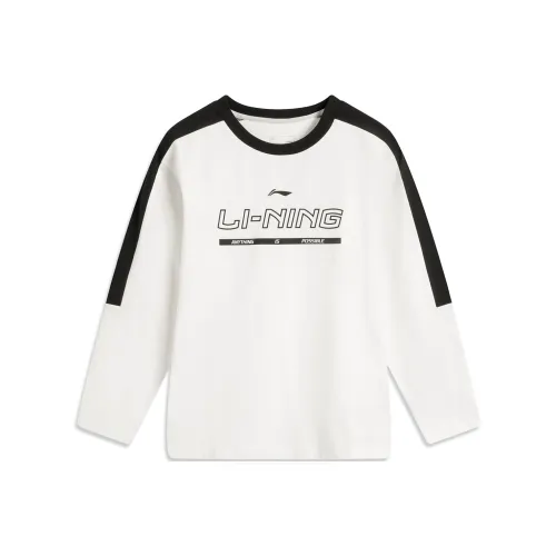 LINING YOUNG Sports Life Collection T-Shirt SS25 Standard White -> LINING YOUNG Sports Life Collection T-Shirt SS25 Стандартный Белый