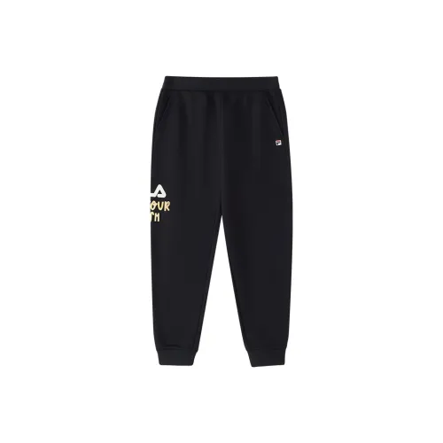 FILA KIDS Вязаные тренировочные штаны Легенда Синий