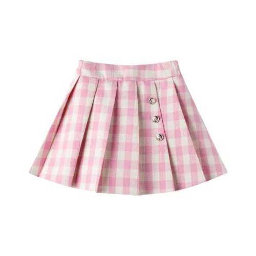 MUCMUKN Женский' CHANEL Inspired Элегантность Клетчатый Плиссированный Обхват талии Юбка Юбка для школьниц Детская