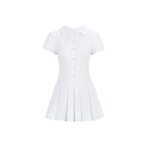 ABBY GODDESS Короткое платье с короткими рукавами женское