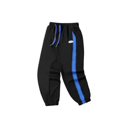 Подростки MACBANA Вязаные Спортивные Штаны Черные