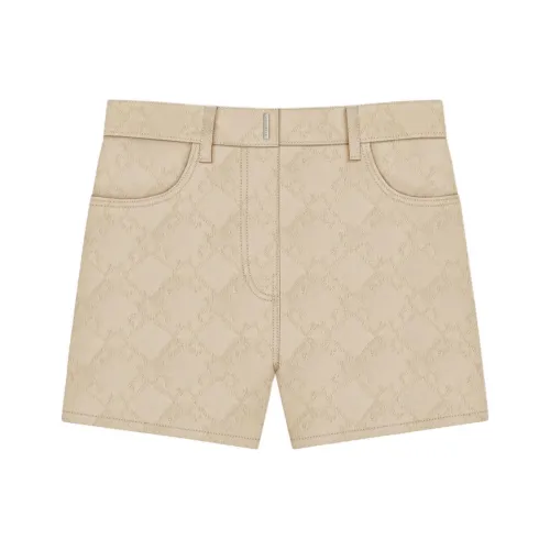Givenchy SS25 Джинсовые шорты Женские Светлый Бежевый