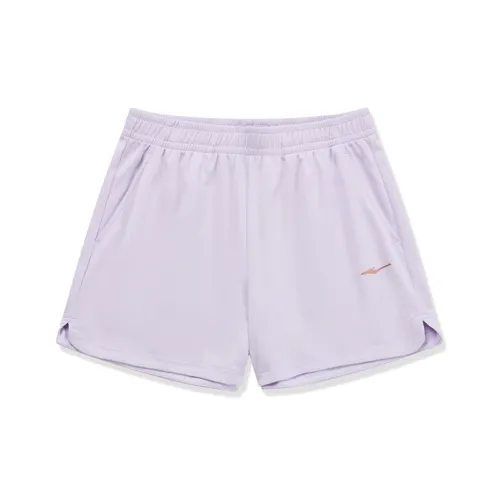 Erke Shell Purple Women's Sports Shorts