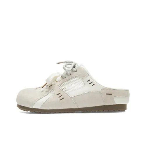 AGSDON Кожаные тапочки для дома с пэчворком 4CM Женские