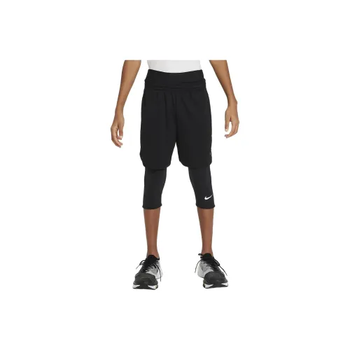 NIKE Черные Детские Леггинсы