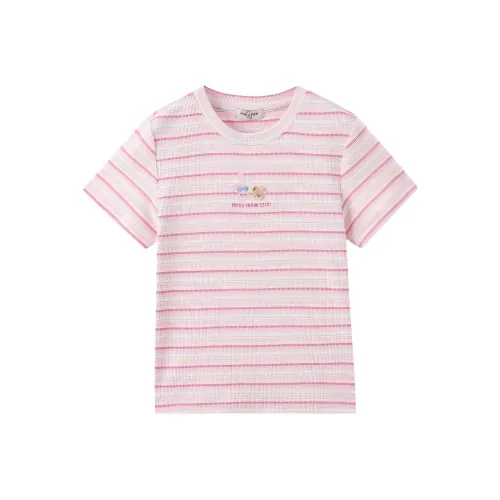 PAW IN PAW Cartoon Bear Короткий рукав Т-рубашки для детей 3-7 лет