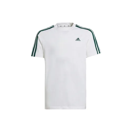 Adidas T-Shirt Белый Лесной Зеленый