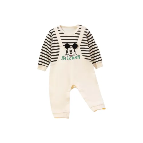 Disney Комбинезон Mickey Series Черно-белые полосы для малышей и детей дошкольного возраста