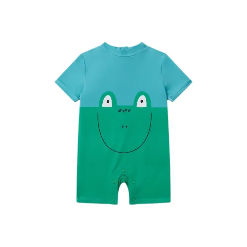 Stella McCartney Детский купальник SS25 зеленый для малышей и детей младшего возраста