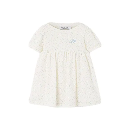 Loro Piana Платье Белый Infant и Toddler