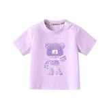 Градиентный Медведь/Фиолетовый [Тонкий, 100% хлопок, Дружественный к коже, Дышащий]