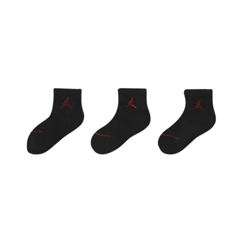 Джордан Носки 3 упаковки черные для младенцев и малышей