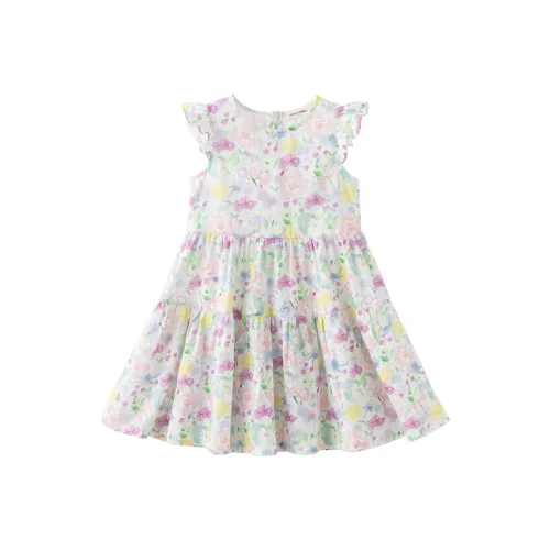 DAVE BELLA Платье Акварель Принт Дети Возраст 3-7 лет