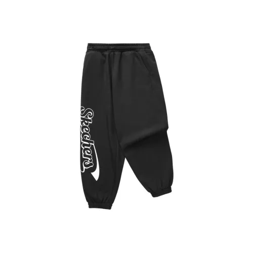 Skechers Угольный черный/0018 Kids Вязаные тренировочные брюки
