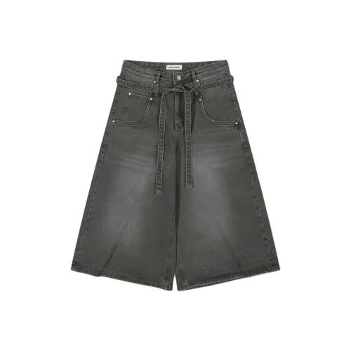 LOW CLASSIC Серые Женские Джинсовые Шорты