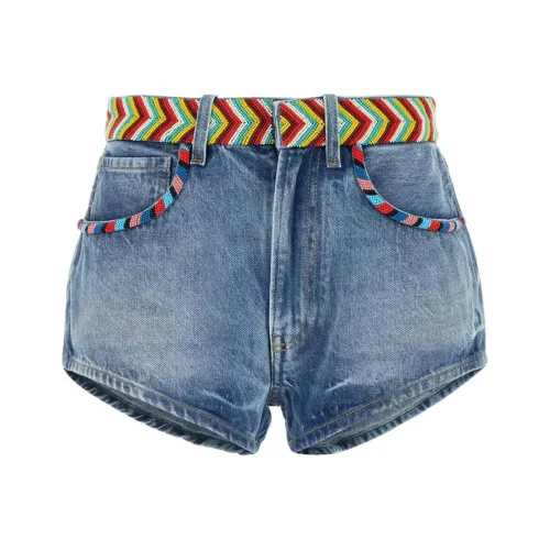 Alanui Джинсовые шорты Женские Blue