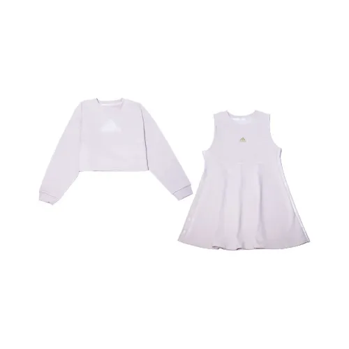 Adidas Комплект с юбкой для подростков светло-фиолетовый