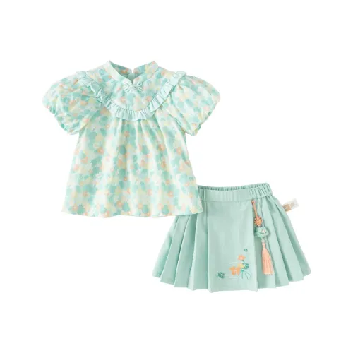 Детский комплект DAVE BELLA с юбкой из серии From The Eastern Series с цветочным принтом