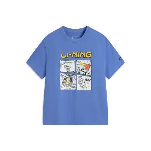 LINING YOUNG T-рубашка Rowing синяя детская