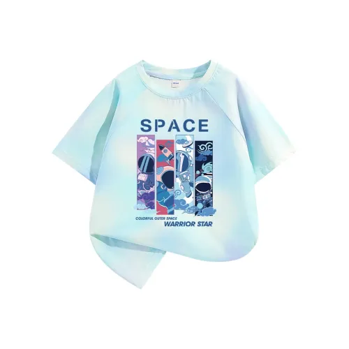 Warrior синий-фиолетовый/H Four Сетка Космос Kids T Рубашки