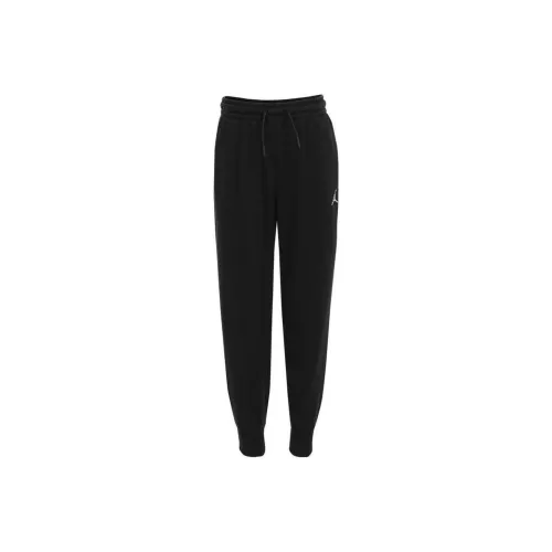 Дети 3-7 лет Jordan Вязаные тренировочные штаны Черные