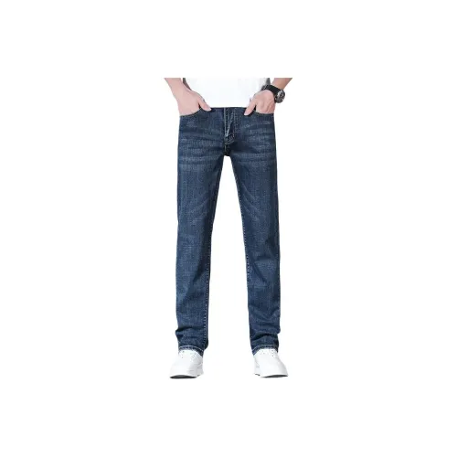 VUAS Лето Джинсы Loose Fit Slim Fit Unisex
