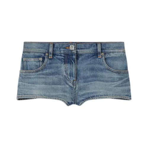 FANSIZHE Джинсовые шорты Женские Blue