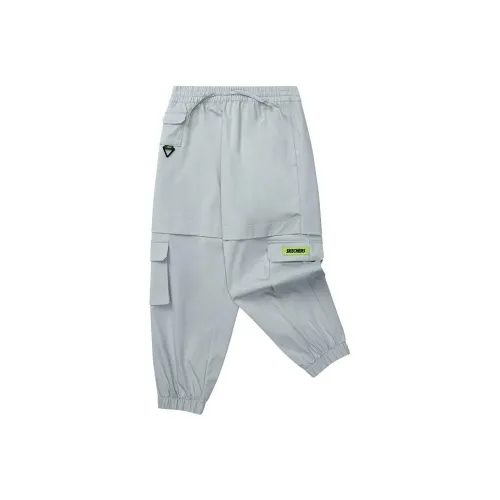 Skechers Светло-туманно-серый/00U1 Kids Вязаные Тренировочные брюки