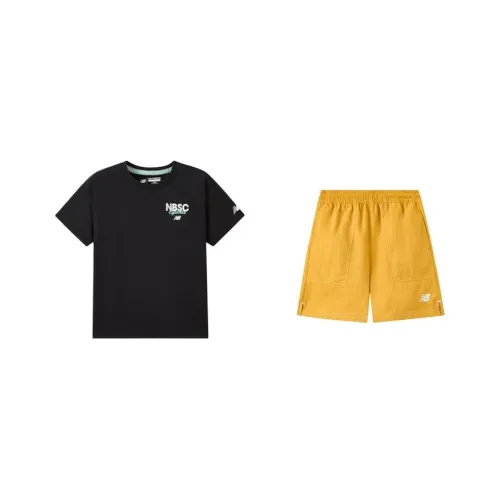 New Balance совместный бренд Повседневная спортивная одежда NBSC Черный Дети Возраст 3-7 лет