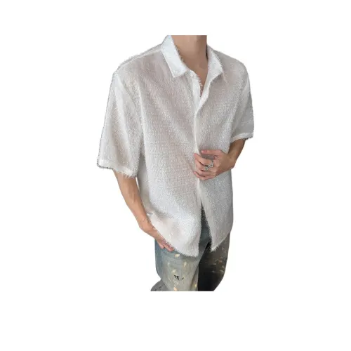 DANJUE Экрю Унисекс Рубашки