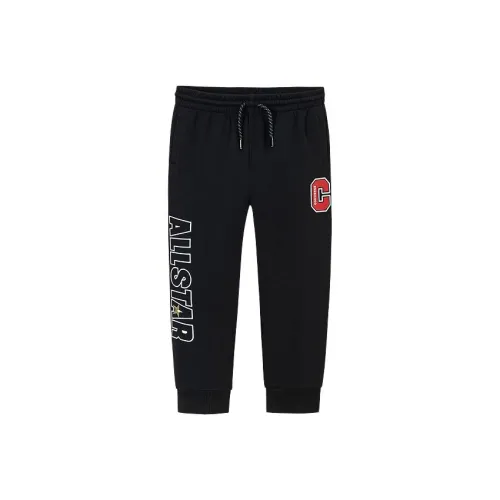 Детские 3-7 лет Converse Вязаные тренировочные штаны ALLSTAR Глубокий черный