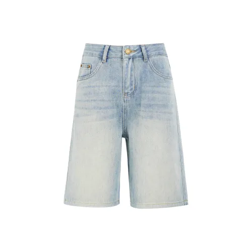 OROI Джинсовые шорты Женские Светло-синие