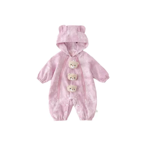 XiaoJinBu Комбинезон Ярко-розовый для младенцев и малышей
