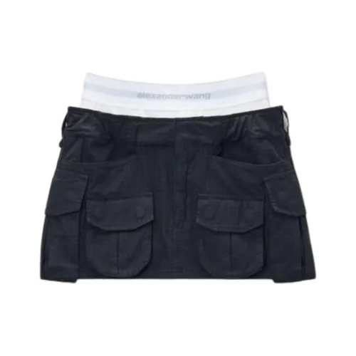 alexander wang Асфальт Женские Короткие Юбки Карго