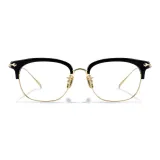 Чёрная золотая оправа