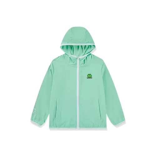 QIAODAN Тренчкот Светло-небесно-голубой для детей 3-7 лет