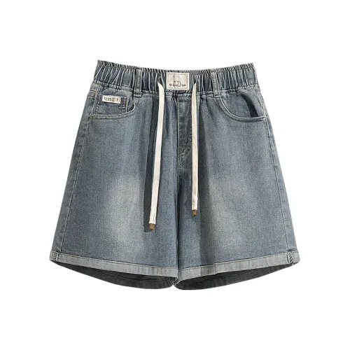 Cypress House Джинсовые шорты Женские Светло-серый синий