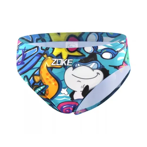 ZOKE Облегающие Купальники Летние Детские Синие Плавательные Звезды