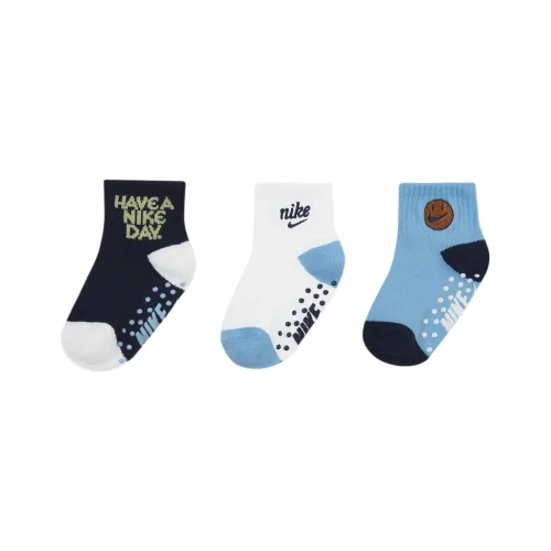 Носки Nike 3 упаковки авиационный синий для малышей и детей младшего возраста