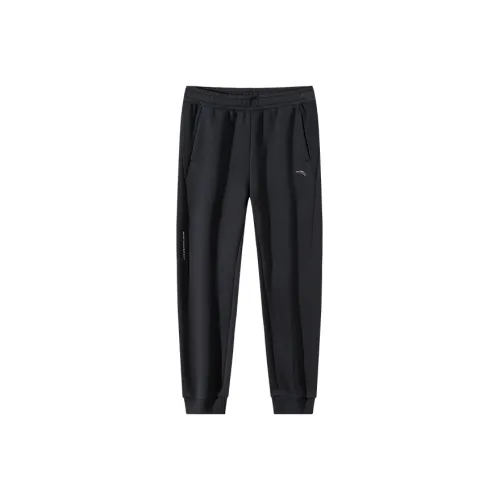 Anta ZONGXUNXILIE Черные Женские Спортивные Брюки