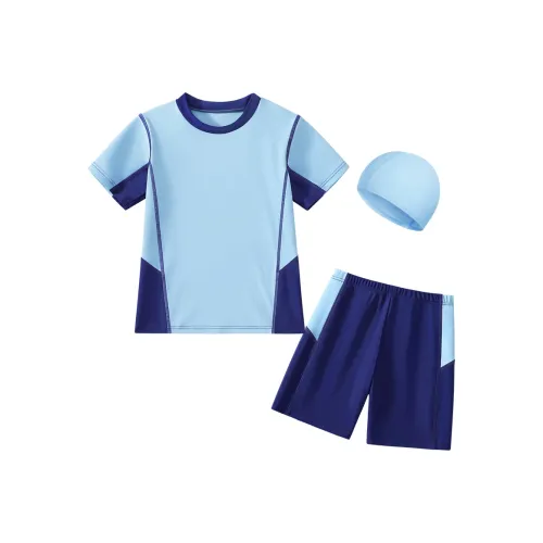 La Chapelle Повседневная спортивная одежда Светло-синий [Шапочка для плавания] Дети 3-7 лет