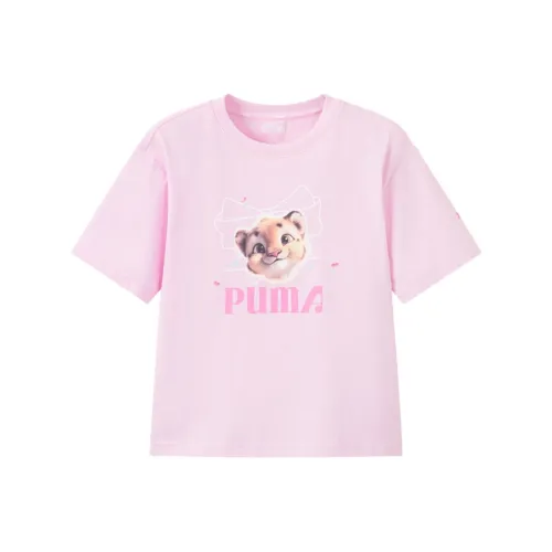 PUMA T-рубашка Sportstyle Series SS25 розовая 60001 для детей в возрасте 3-7 лет