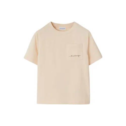 Burberry Бежевые Kids Т-рубашки