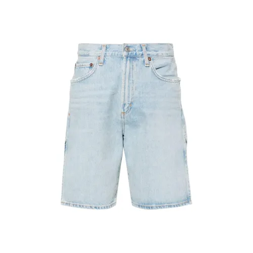 AGOLDE Джинсовые шорты Женские Светло-синие