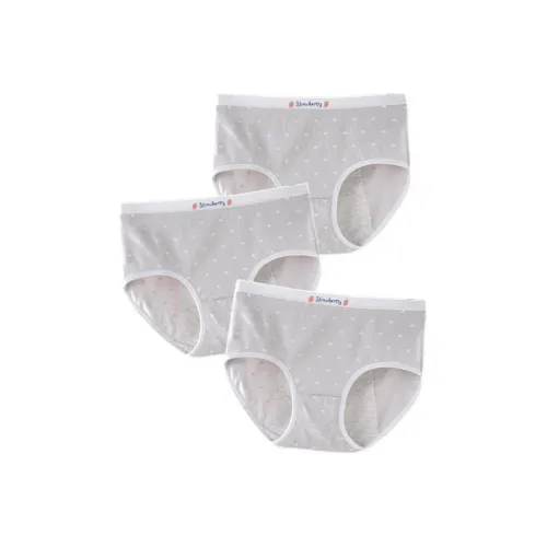 OVE 3 шт Светло-серый Школьный возраст Трусы