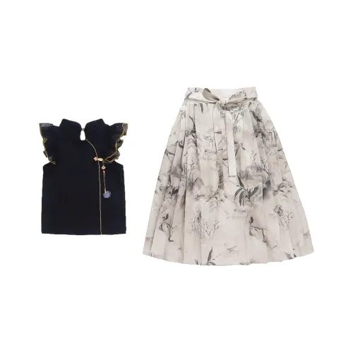 Jiao Ni Черный Kids Комплекты с юбкой